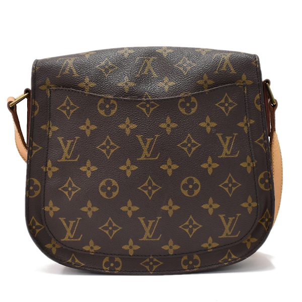 5000001884122880 3 Louis Vuitton Saint Cloud GM Crossbody Shoulder Bag M51242 Monogram Canvas Leather Brown