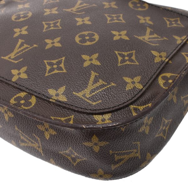 5000001884122880 5 Louis Vuitton Saint Cloud GM Crossbody Shoulder Bag M51242 Monogram Canvas Leather Brown