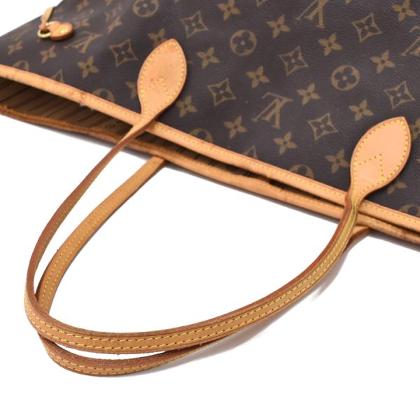 5000001884122886 6 Louis Vuitton Neverfull GM Tote Handbag Monogram Canvas Leather Brown