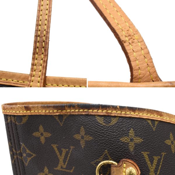 5000001884122886 9 Louis Vuitton Neverfull GM Tote Handbag Monogram Canvas Leather Brown