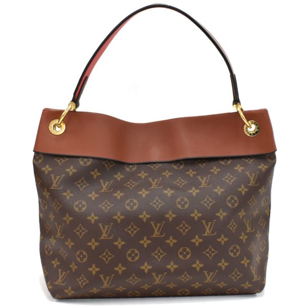 5000001884122895 3 Louis Vuitton Tuileries Hobo Shoulder Bag Monogram Leather Brown