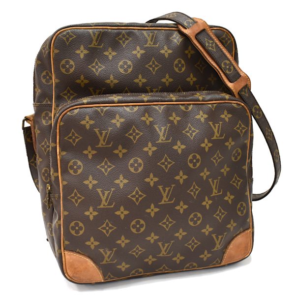 5000001884122953 1 Louis Vuitton Amazone Crossbody Shoulder Bag Monogram Canvas Leather Brown