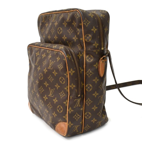 5000001884122953 2 Louis Vuitton Amazone Crossbody Shoulder Bag Monogram Canvas Leather Brown