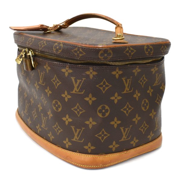 5000001884122974 2 Louis Vuitton Nice 2WAY Vanity Bag Monogram Canvas Leather Brown