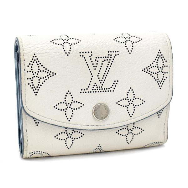 5000001884123007 1 Louis Vuitton Portefeuille Iris XS Trifold Wallet Monogram Mahina Snow Blue Orage