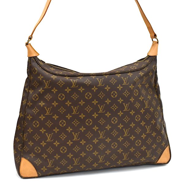 5000001884123010 1 Louis Vuitton Promenade Bag M51114 Monogram Leather Brown