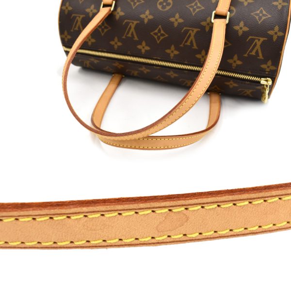 5000001884123013 7 Louis Vuitton Papillon 30 Handbag Monogram Canvas Leather Brown