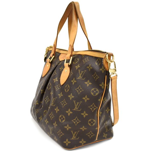 5000001884123017 2 Louis Vuitton Palermo PM 2WAY Tote Handbag Monogram Canvas Leather Brown