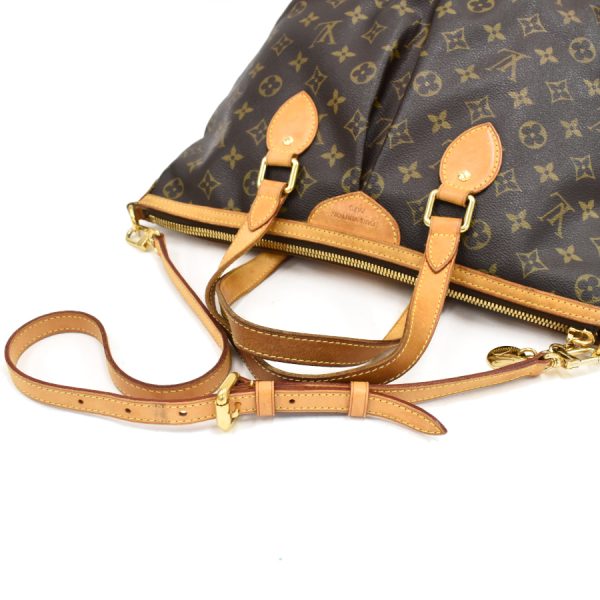 5000001884123017 7 Louis Vuitton Palermo PM 2WAY Tote Handbag Monogram Canvas Leather Brown