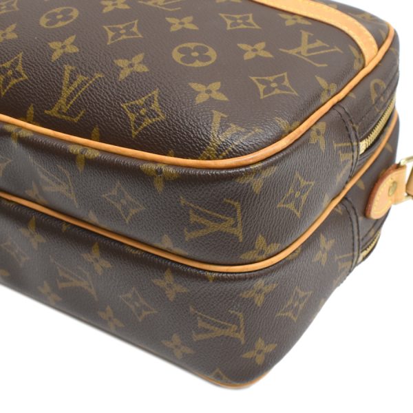 5000001884123054 5 Louis Vuitton Reporter PM Crossbody Shoulder Bag Monogram Canvas Leather Brown