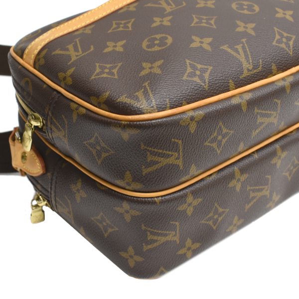 5000001884123054 6 Louis Vuitton Reporter PM Crossbody Shoulder Bag Monogram Canvas Leather Brown