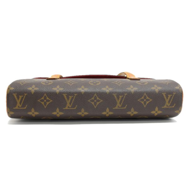 5000001884123069 4 Louis Vuitton Sonatine Handbag Monogram Canvas Brown