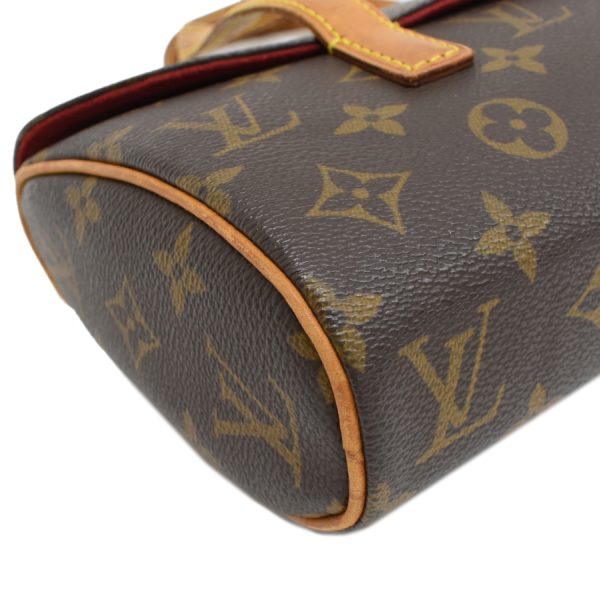 5000001884123069 5 Louis Vuitton Sonatine Handbag Monogram Canvas Brown