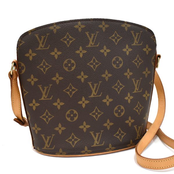 5000001884123083 1 Louis Vuitton Drouot Crossbody Shoulder Bag Monogram Brown