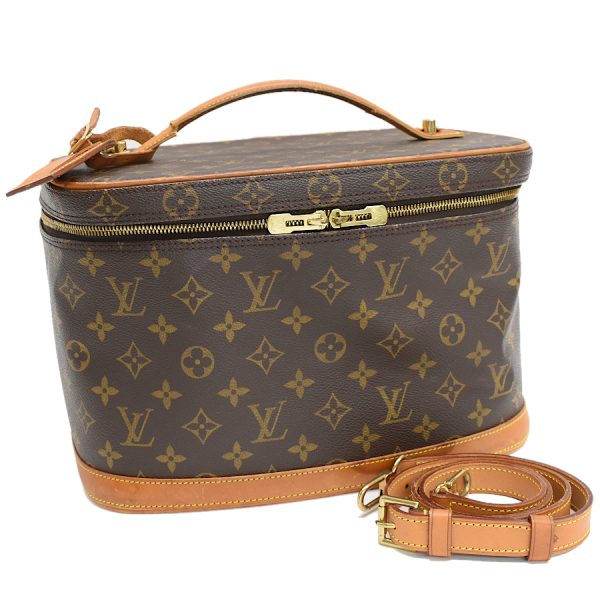 5000001884123216 1 Louis Vuitton Nice Vanity Bag Cosmetic Box Monogram Brown