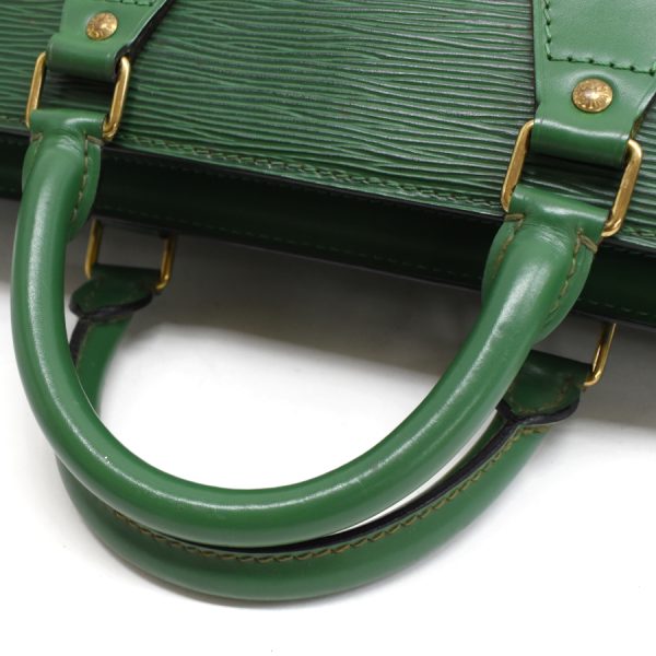 5000001884123282 7 Louis Vuitton Sac Triangle Handbag Epi Borneo Green