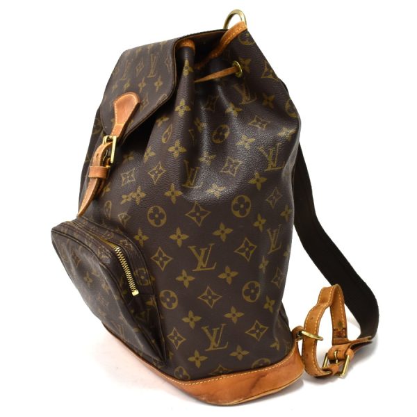 5000001884123386 2 Louis Vuitton Montsouris GM Backpack Monogram Brown