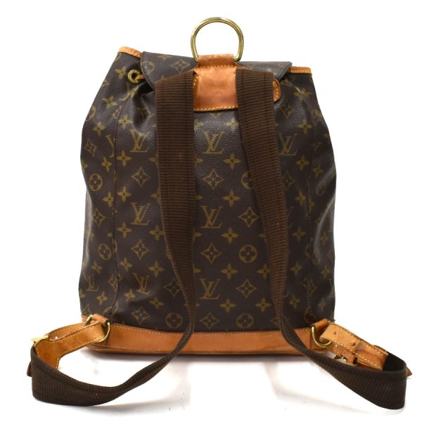 5000001884123386 3 Louis Vuitton Montsouris GM Backpack Monogram Brown