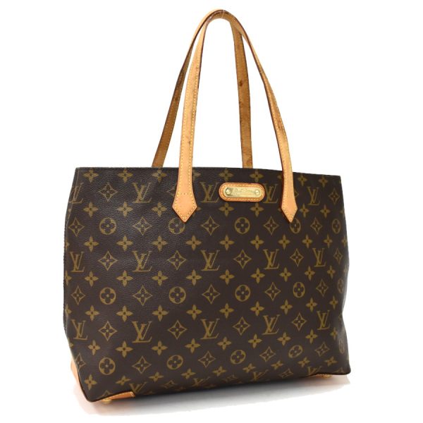 5000001884123488 1 Louis Vuitton Tote Bag Wilshire MM M45644 Monogram Brown