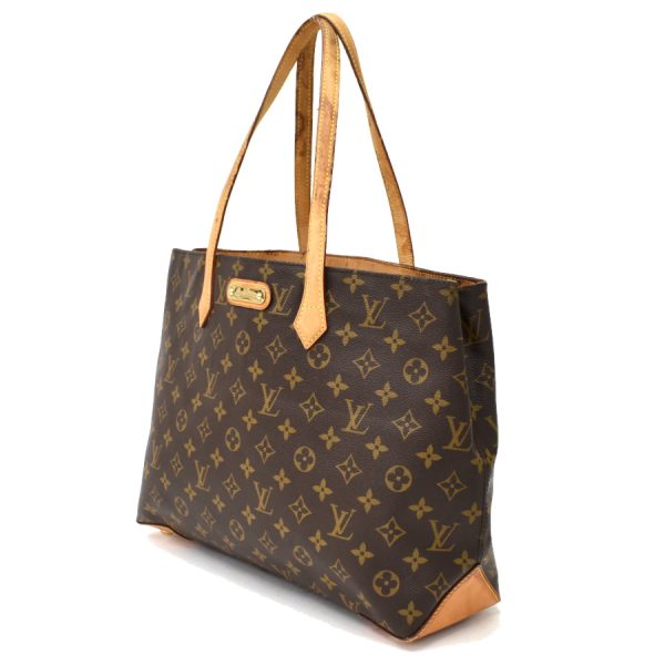 5000001884123488 2 Louis Vuitton Tote Bag Wilshire MM M45644 Monogram Brown