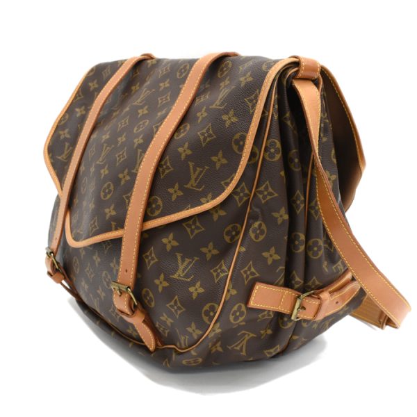 5000001884123507 2 Louis Vuitton Saumur 43 Messenger Bag M42252 Monogram Canvas Brown