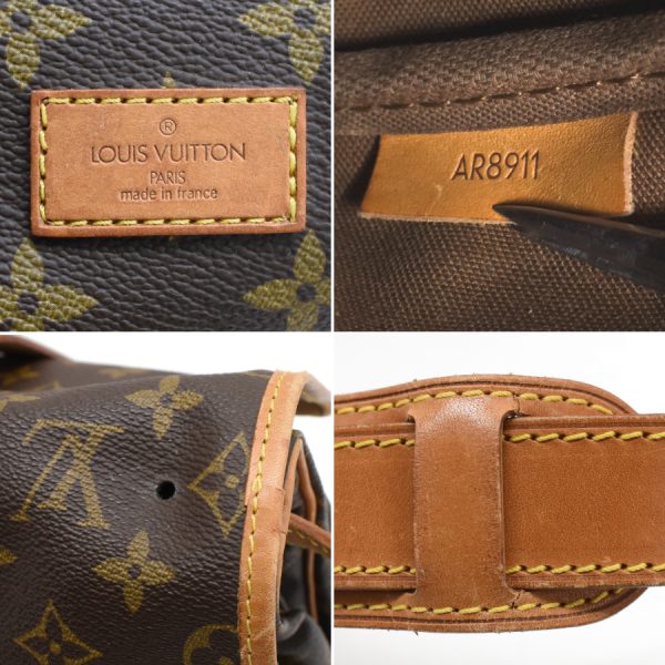 5000001884123507 9 Louis Vuitton Saumur 43 Messenger Bag M42252 Monogram Canvas Brown