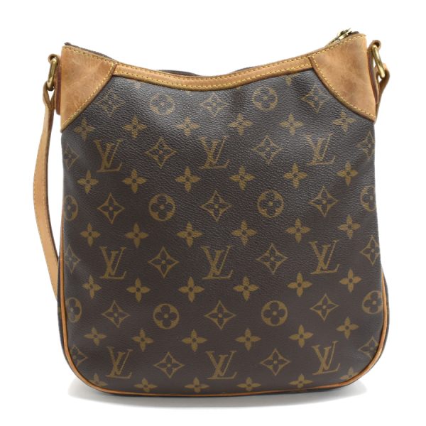 5000001884123558 3 LOUIS VUITTON Odeon PM M56390 Monogram Canvas Leather Brown