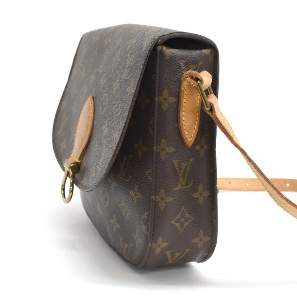 5000001884123600 2 Louis Vuitton Saint Cloud GM M51242 Monogram Canvas Leather Brown