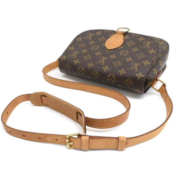 5000001884123601 6 Louis Vuitton Saint Cloud GM Shoulder Bag M51242 Monogram Brown