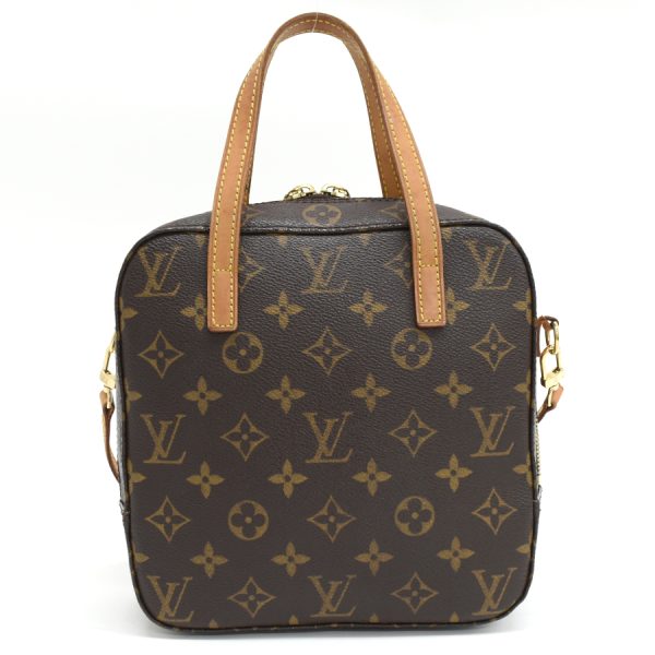 5000001884123610 3 Louis Vuitton Spontini Tote Shoulder Bag Monogram Brown