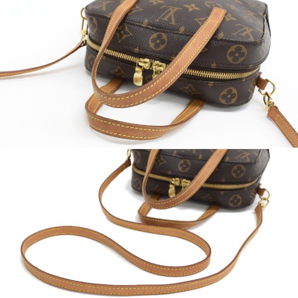 5000001884123610 7 Louis Vuitton Spontini Tote Shoulder Bag Monogram Brown