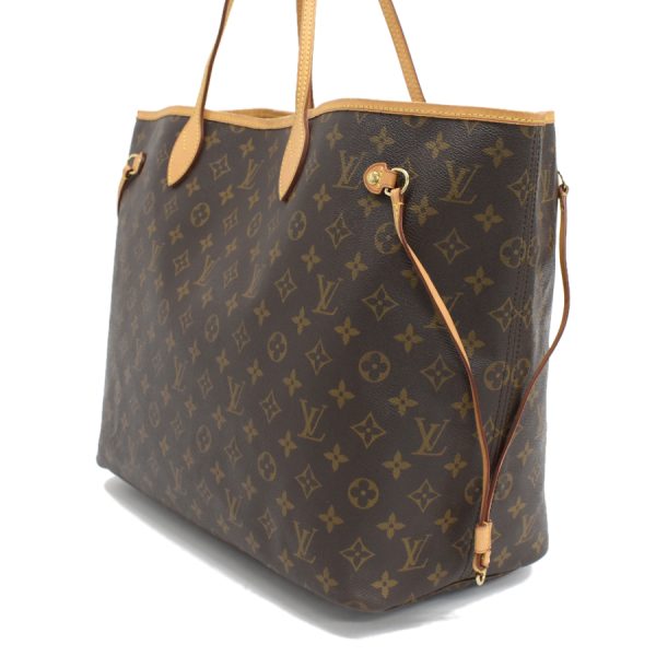 5000001884123768 2 LOUIS VUITTON Neverfull GM Shoulder Bag Monogram Leather Brown