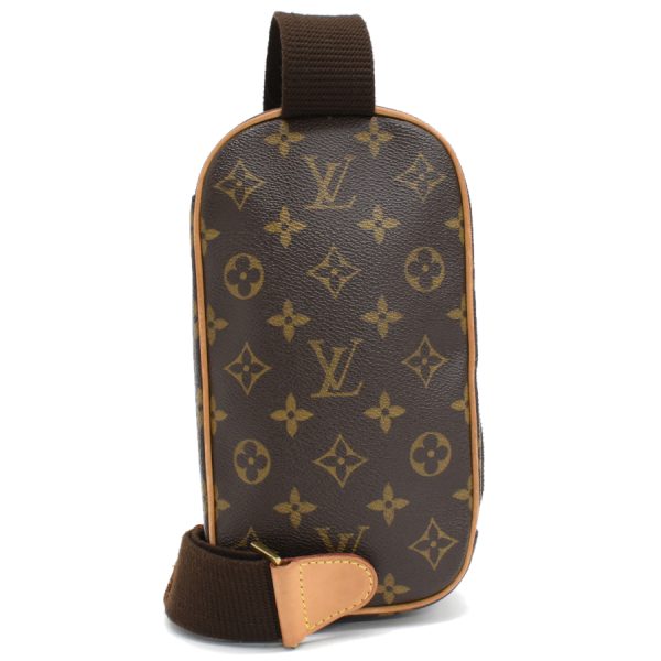 5000001884123821 3 LOUIS VUITTON Pochette Gange Sling Bag Body Bag Monogram Brown