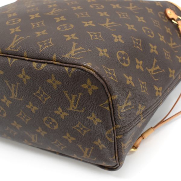 5000001884123842 5 LOUIS VUITTON Neverfull MM Shoulder Tote Bag Monogram Leather Brown