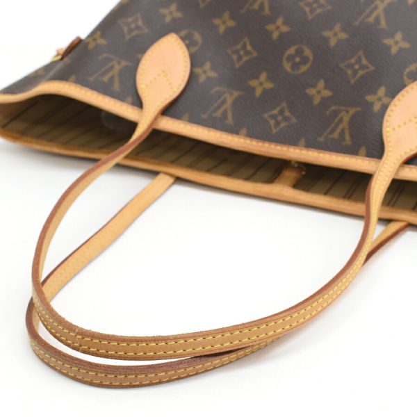 5000001884123842 6 LOUIS VUITTON Neverfull MM Shoulder Tote Bag Monogram Leather Brown