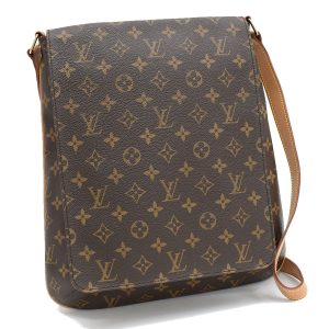 5000001884123963 1 LOUIS VUITTON Pont Neuf Monogram Empreinte Leather Shoulder Bag Black