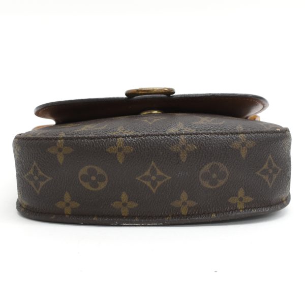 5000001884124123 4 Louis Vuitton Saint Cloud MM M51243 Monogram Canvas Leather Brown