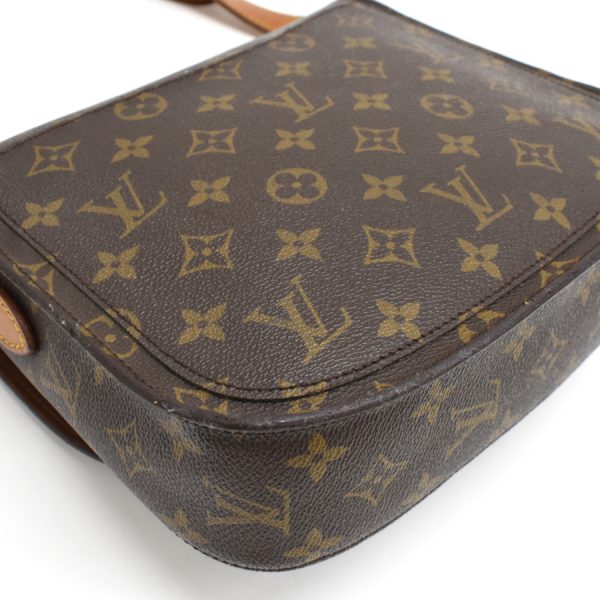 5000001884124186 6 Louis Vuitton Saint Cloud GM Shoulder Bag M51242 Monogram Brown