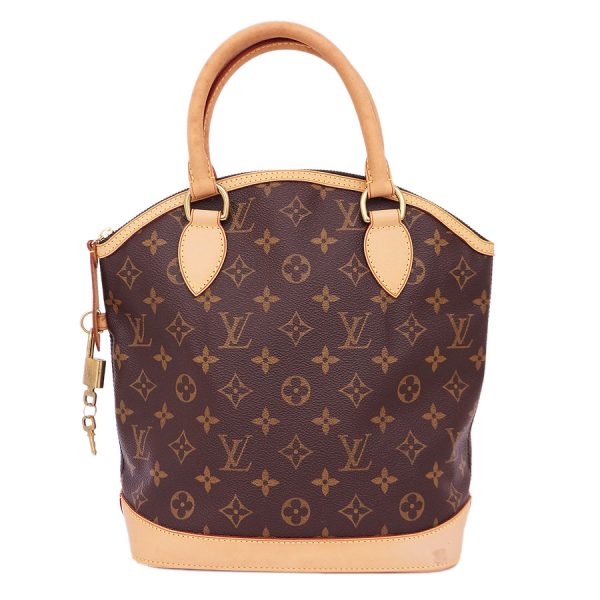 5000001884402632 1 Louis Vuitton Lockit PM Monogram Canvas Handbag Brown