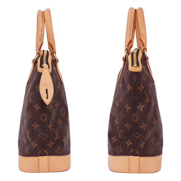 5000001884402632 3 Louis Vuitton Lockit PM Monogram Canvas Handbag Brown