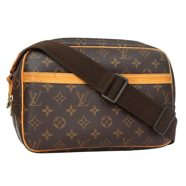 5000001884402721 1 Louis Vuitton Reporter PM Monogram Canvas Shoulder Bag Brown