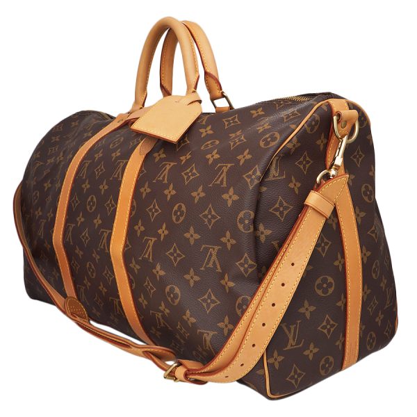 5000001884402850 2 Louis Vuitton Speedy 35 Handbag Monogram Canvas Brown