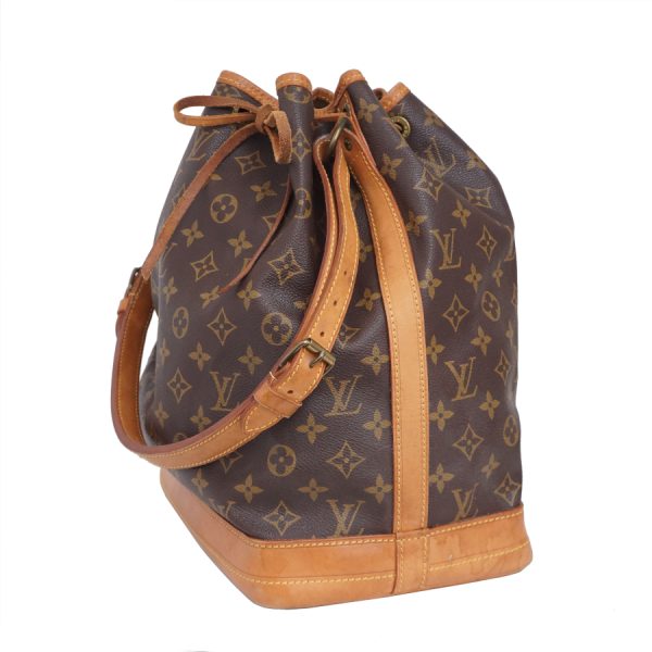 5000001884402865 2 Louis Vuitton Noe Shoulder Bag M42224 Monogram Brown Canvas