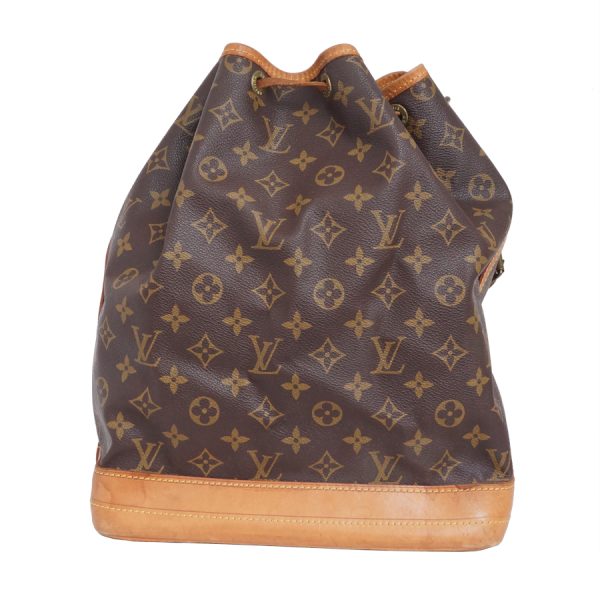 5000001884402865 3 Louis Vuitton Noe Shoulder Bag M42224 Monogram Brown Canvas