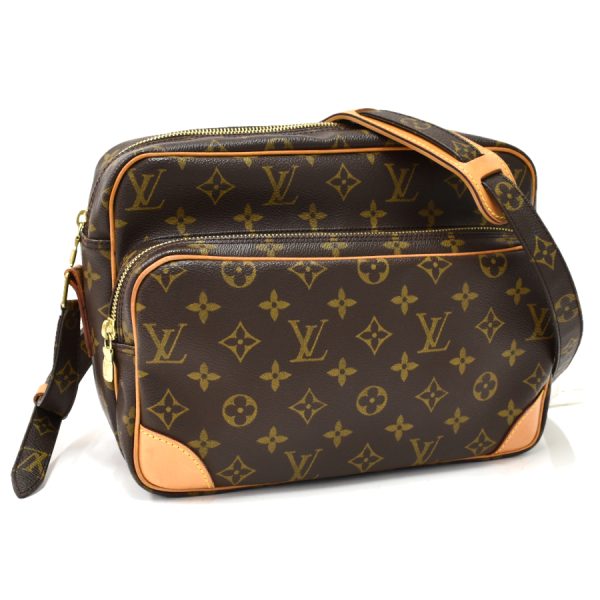 5000001884402880 1 Louis Vuitton Shoulder Bag Nile Monogram Canvas Brown