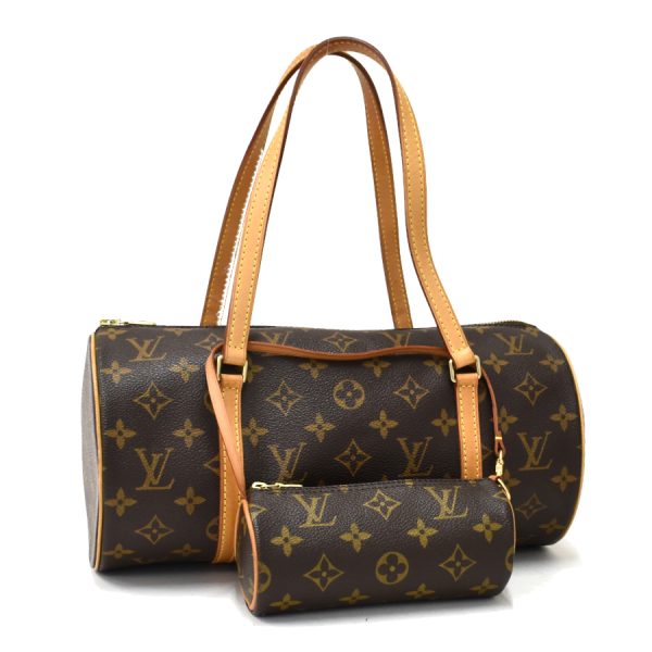 5000001884402884 1 Louis Vuitton Vavan PM Handbag Monogram Canvas Leather Brown