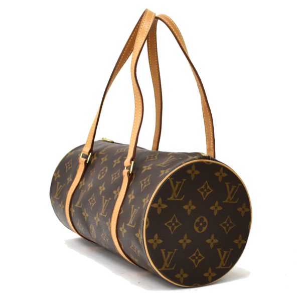 5000001884402884 2 Louis Vuitton Vavan PM Handbag Monogram Canvas Leather Brown