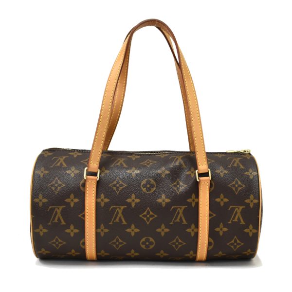 5000001884402884 3 Louis Vuitton Vavan PM Handbag Monogram Canvas Leather Brown