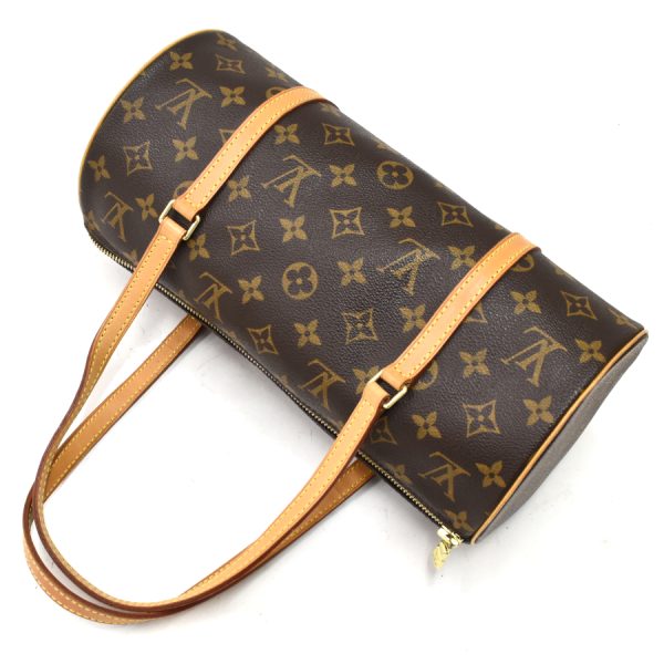 5000001884402884 7 Louis Vuitton Vavan PM Handbag Monogram Canvas Leather Brown