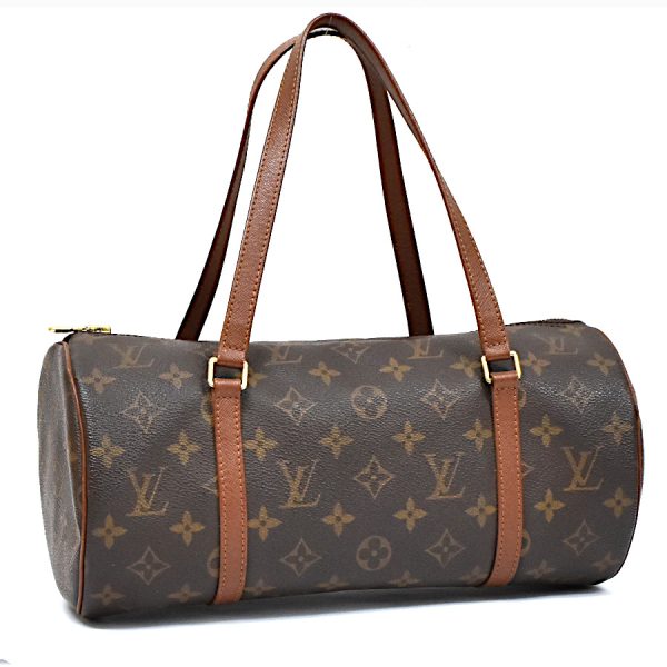 5000001884502675 1 Louis Vuitton Deauville Handbag Monogram Canvas Leather Brown